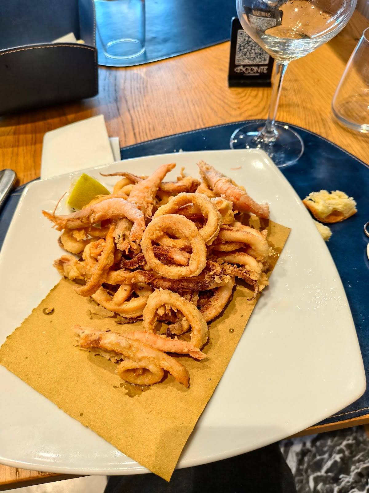 Frittura di calamari e gamberi